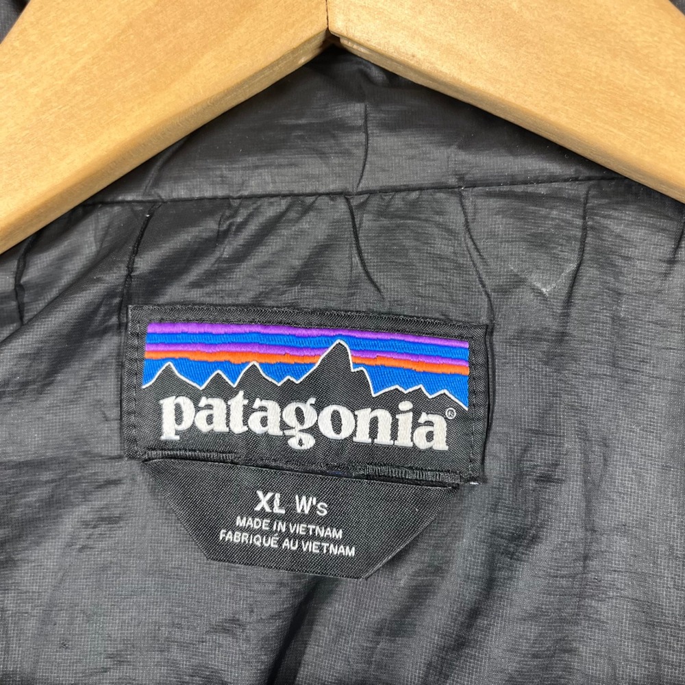 Patagonia Nano Puff Jacket Womens XL Black Quilted Insulated Full Zip Puffer - Picture 7 of 11